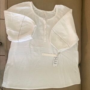 Caslon White Blouse Minimalist Design